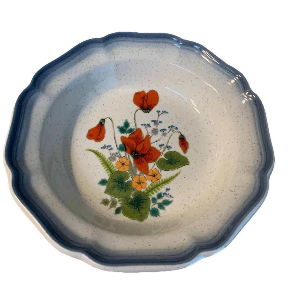 Mikasa Country Club SCARLET CA 501 Soup Pasta Bowl 8.5” Mint